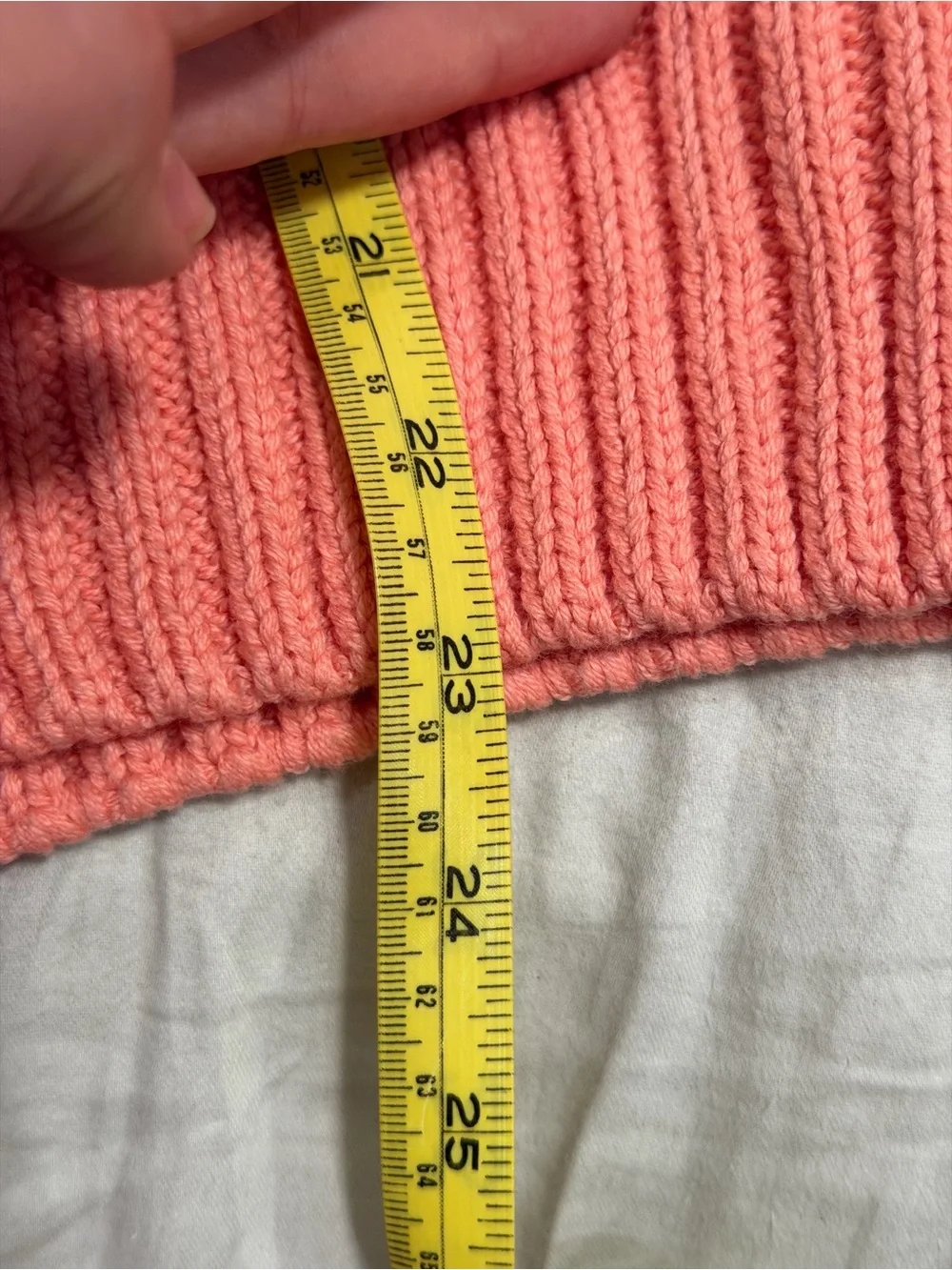 dip Coral Knit Chevron Button-Front Cardigan